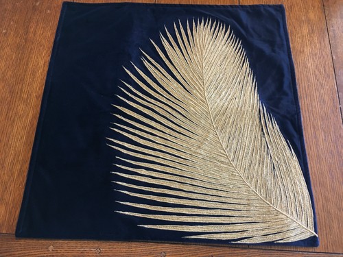 Bombay mill 23x23 navy - bombay, blue