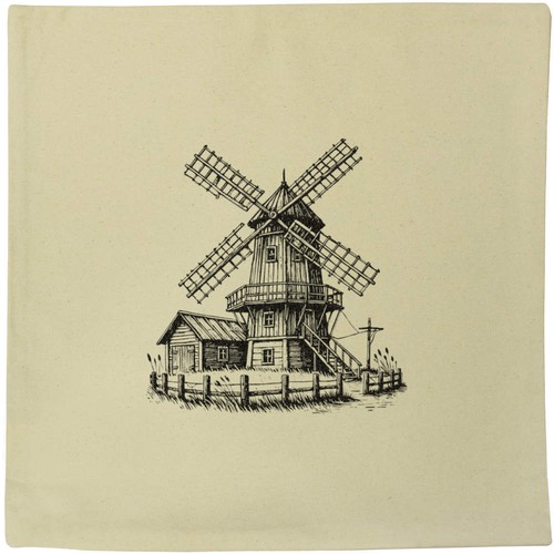 Rustic windmill canvas - 'rustic, windmill'