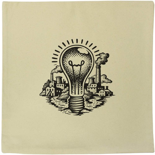 Lightbulb factory canvas - 'lightbulb,